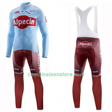 Combinaison Cycliste M/L + Collant à Bretelles 2019 Team Katusha Alpecin N001